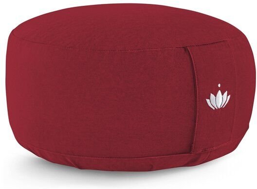 Lotuscrafts Meditationskissen Rund Lotus - Sitzhöhe 15cm - GOTS Zertifiziert
