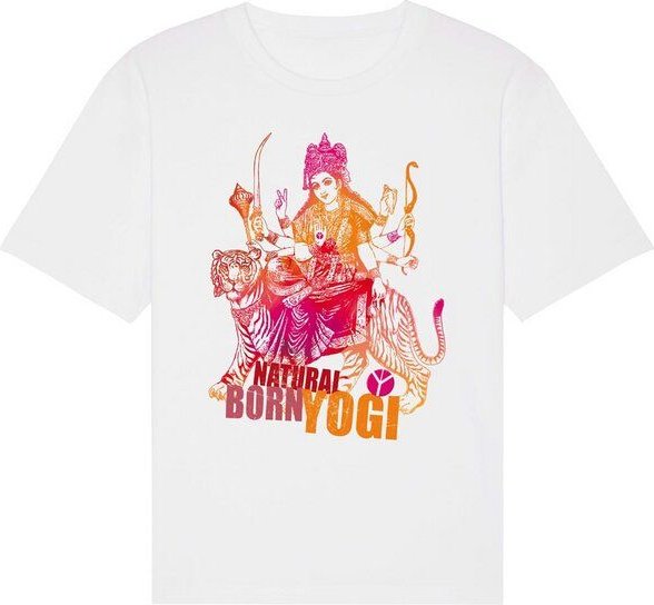 Natural Born Yogi Yoga T-Shirt organic - Delicious Durga