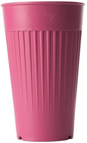 reMAIN MAINcup - 4 St. nachhaltige Mehrweg-Trinkbecher 400 ml aus recyceltem Kunststoff – Bruchfest, Spülmaschinenfest &...