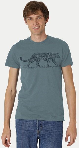 Peaces.bio - handbedruckte Biomode Bio Fit T-Shirt Leopard Herren