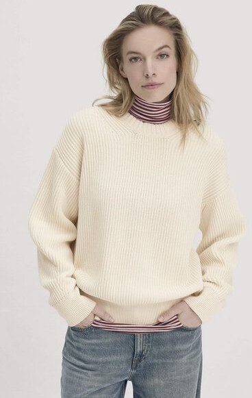 hessnatur Strick Pullover Relaxed aus reiner Bio-Baumwolle