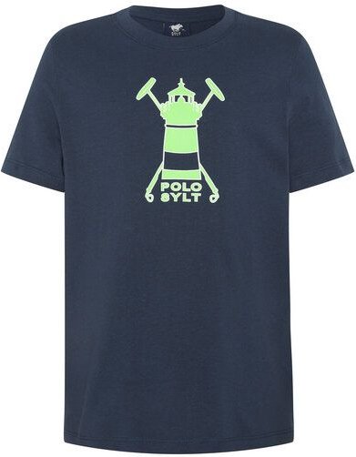 Polo Sylt Jungen-Shirt mit Leuchtturm und Logo
