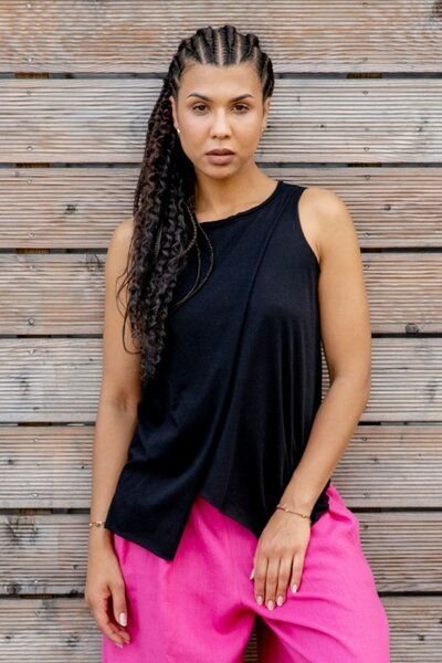 Top Buena – Asymmetrischer Sommertop – 100% Bio-Baumwolle 100g/m² – leicht & luftig – Fair produziert in EU – KOKOworld