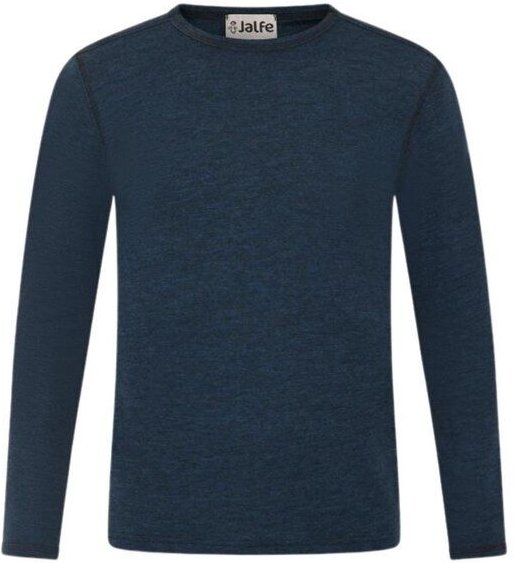 Jalfe Herren-Longsleeve Wolle melange
