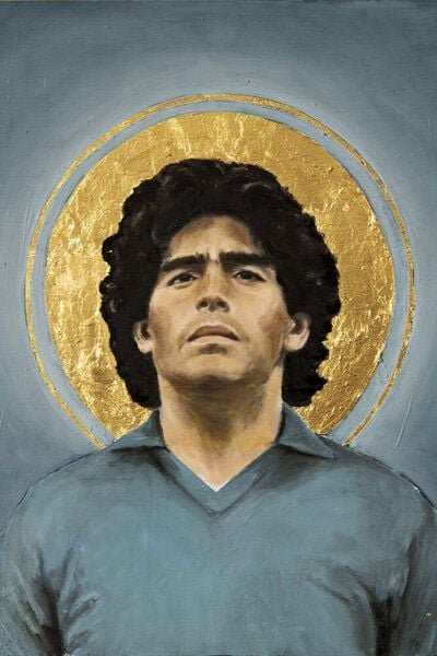 Photocircle Poster / Leinwandbild - Diego Maradona
