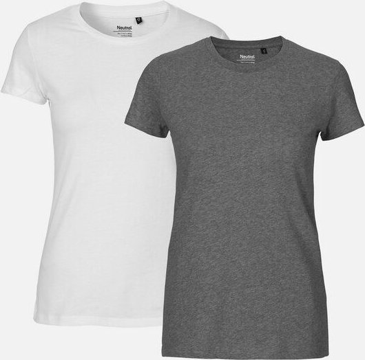NEUTRAL® Doppelpack Damen Bio T-Shirt - Bio Baumwolle