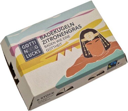 Göttin des Glücks Badekugel 6er Set