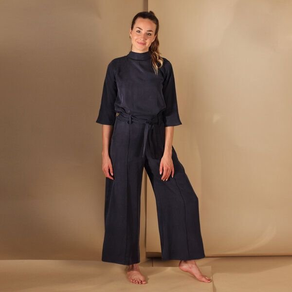 ManduTrap Bluse/Top aus Tencel in Blau, Senfgelb oder Rost,