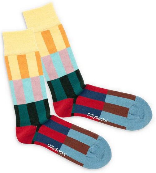 DillySocks Socken Beach Chairs aus Biobaumwoll-Mix