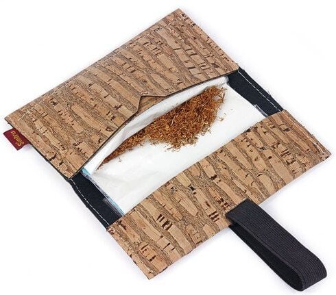 Simaru Tabaktasche / Drehertasche / Drehtabak Tasche aus Kork