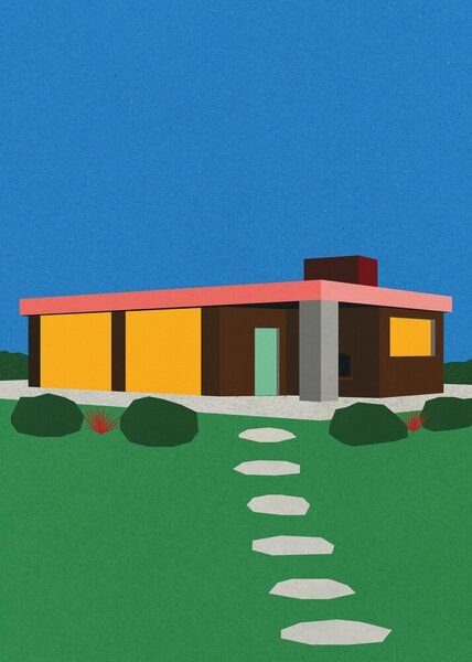 Photocircle Poster / Leinwandbild - The Elster House