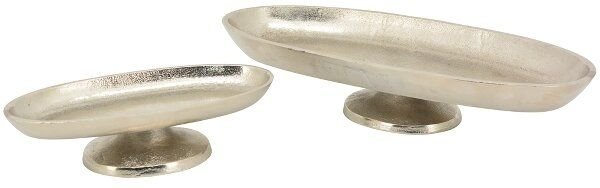 Mitienda Shop Dekoschale aus Metall, oval