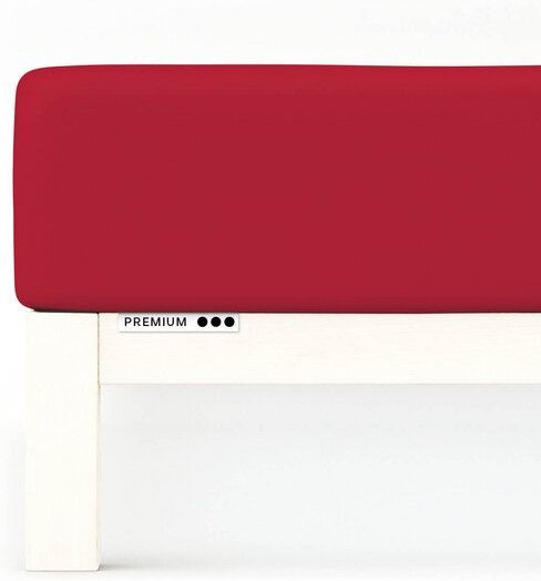 Schlafgut Spannbettlaken Premium - 95% Bio-Makobaumwolle, 5% Elasthan - Matratzenhöhe von 18-35cm