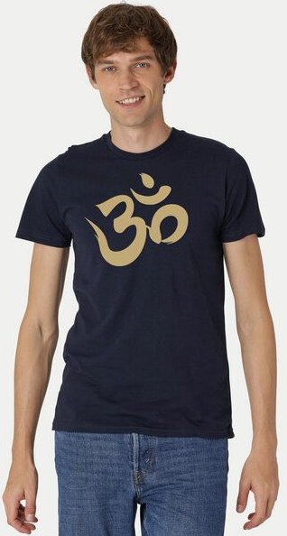 Peaces.bio - handbedruckte Biomode Fit T-Shirt "Om" Herren