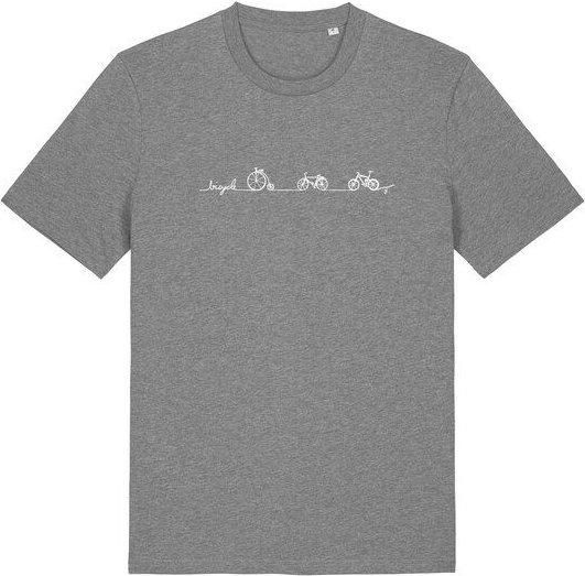 Brandless Basic Bio Unisex T-Shirt Bicycle Line 180g/m² XXS - 3 XL