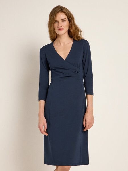 Thumbnail - LANIUS Kleid in Wickelopik aus TENCEL Lyocell und Bio-Baumwolle