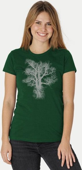 Peaces.bio - handbedruckte Biomode Damen Biobaumwoll T-Shirt Chestnut