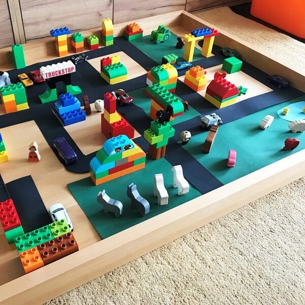 NATUREHOME Spielplatte oder Hundebett (ohne Matratze) Buche Massiv "Alpha"