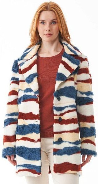 ORGANICATION Teddy-Jacke aus recyceltem Polyester