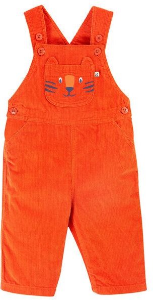 Frugi Cord-Latzhose mit Tiger-Motiv