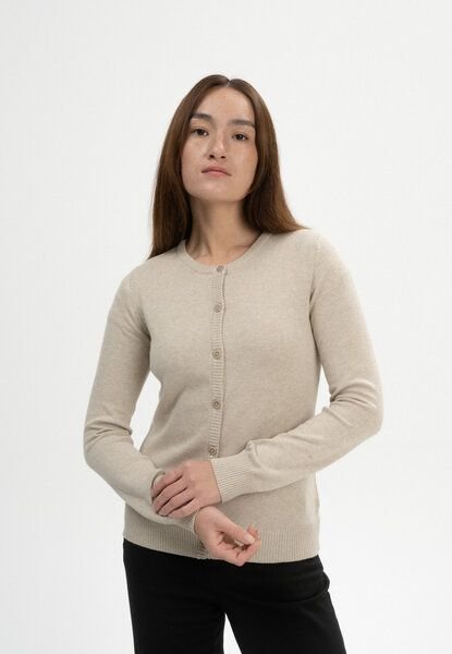 Feinstrick Cardigan NAMEEN | von MELA | Fairtrade & GOTS zertifiziert