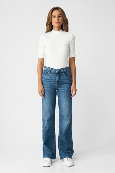 Thumbnail - DAWN DEW Flared Soft Denim - Classic