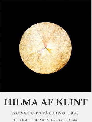 Photocircle Poster / Leinwandbild - Hilma af Klint Konstutställing 3