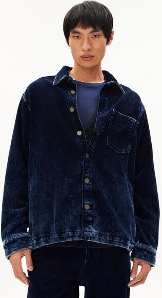 ARMEDANGELS YUNAAI INDIGO CORD - Herren Overshirt aus Bio-Baumwolle