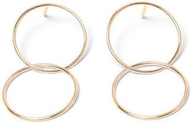 Jonathan Radetz Jewellery Stecker SPIRAL TWO, Gold 585, 14 Karat, Durchmesser 10 - 30 mm, Handmade in Germany