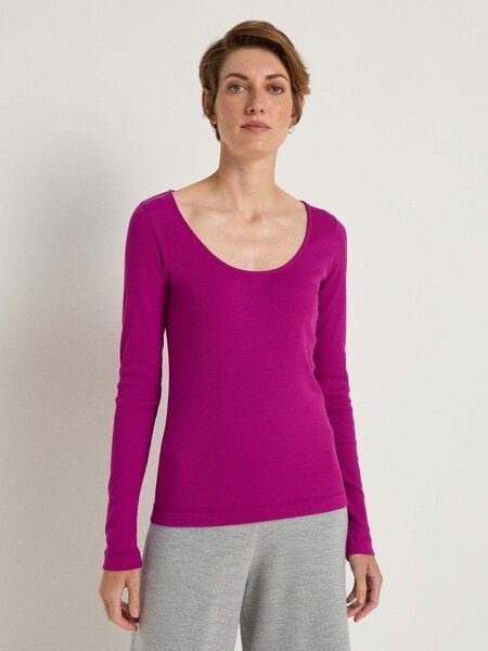 LANIUS Langarmshirt aus Bio-Baumwolle