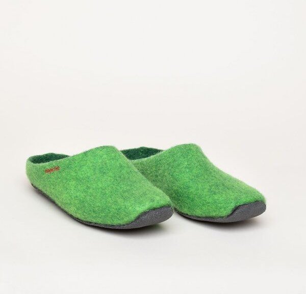 Magicfelt Filz-Hausschuh JU 720 für Damen aus 100% Merino-Wolle -Nachhaltiger Pantoffel mit komfortabler Filz-Latex-Soh...