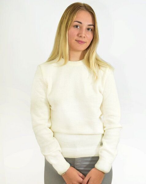 Aatise Zyclos Pullover, Rundhalsausschnitt, recycelter Wolle