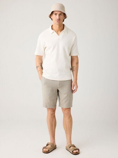 KnowledgeCotton Apparel Regular Shorts CHUCK aus Bio-Leinen
