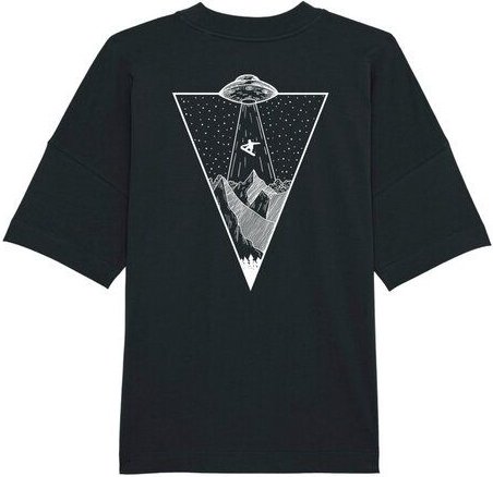 mate Snowboard Spaceship Oversize Unisex Premium Shirt