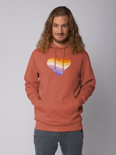 Thumbnail - watapparel Hoodie Unisex Rainbow Heart