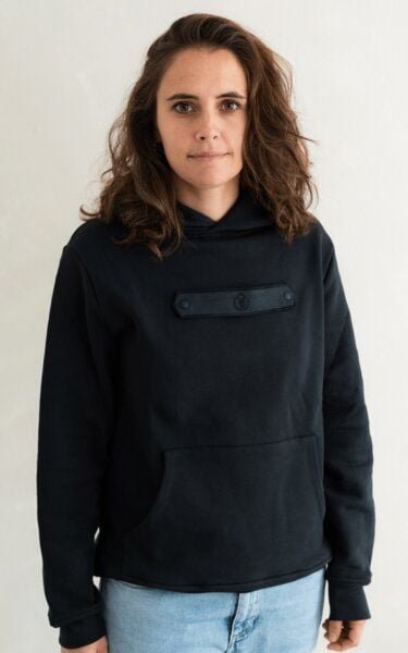 FÈY ESSENTIAL Hoodie für Frauen 100% Bio-Baumwolle, 380G/SM, Made in Portugal