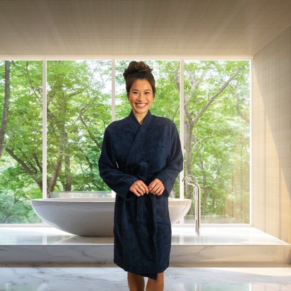 Kayori Sento - Bademantel - 35% Tencel / 65% Bio-Baumwolle