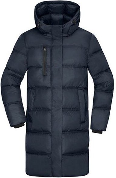 Daiber Damen Wintermantel Winterjacke Steppjacke Kurzmantel mit Kapuze knielang