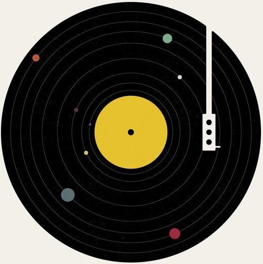 Photocircle Poster / Leinwandbild - Music, Everywhere