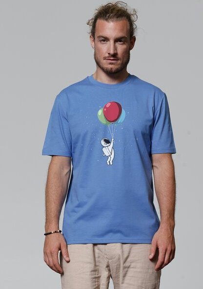 watapparel T-Shirt Unisex Little Balloon Astronaut