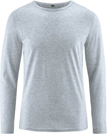 Hempage Herren Langarmshirt mit Yakwolle/Hanf/Bio-Baumwolle