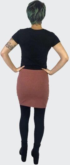 LUMEN organic Minirock JERSEY RECYCELT