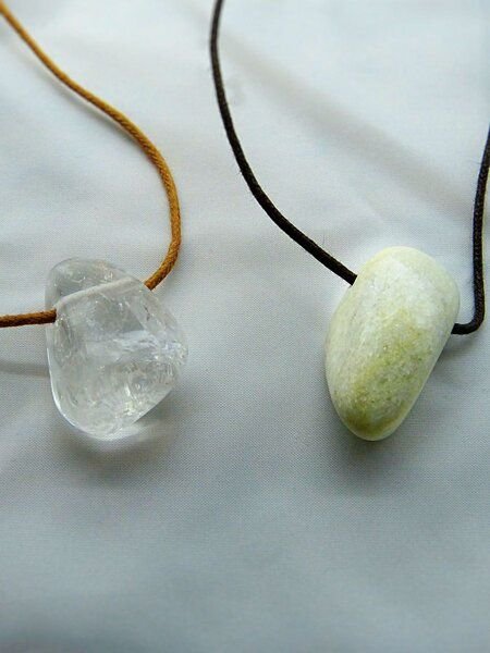 OneWorldMinerals Therapiestein Anhänger-Set "Veränderung"