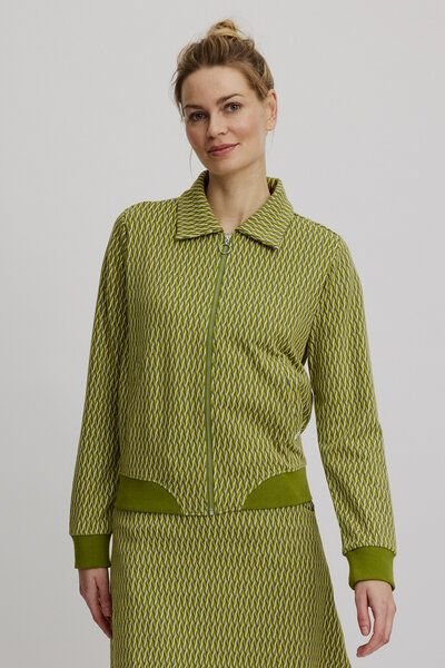 TRANQUILLO Gestrickte Jacke im Retro-Look (W25A140)