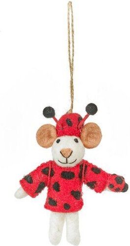 felt so good Lizzie die Marienkäfermaus aus Filz