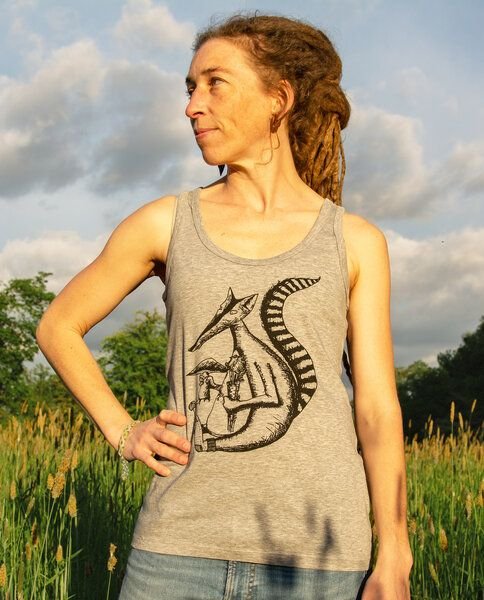 Cmig Damen Tank-Top Duchs in heather grey