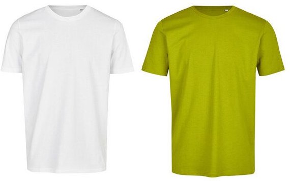 Brandless Basic Bio T-Shirt (Men Nr.3 ) Doublepack GOTS