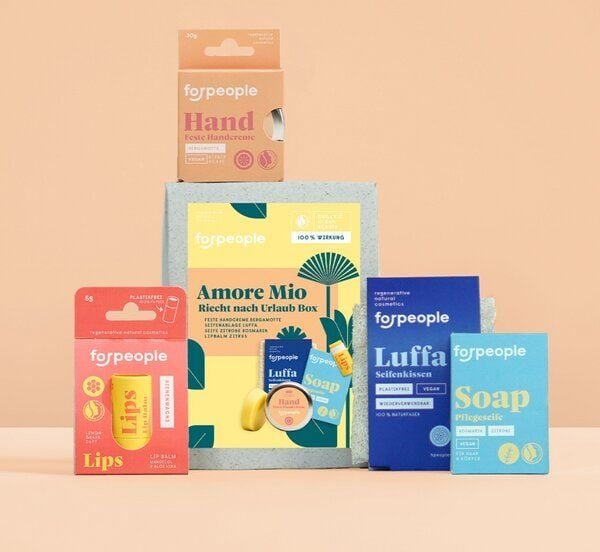 forpeople Naturkosmetik Geschenkeset - Selfcare Box "Amore Mio"