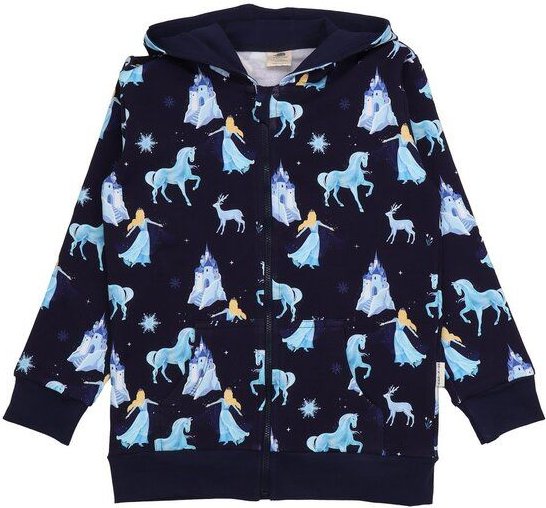 Thumbnail - Kleinkinder Sweatjacke Fantastic Wonderland aus Baumwolle mit Elasthan – kuschelweiche Walkiddy Kapuzenjacke für Alltag,...