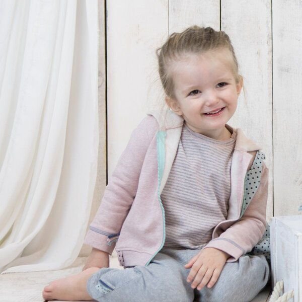 Baby Kapuzenjacke 'OrganicEra' aus Bio-Baumwolle